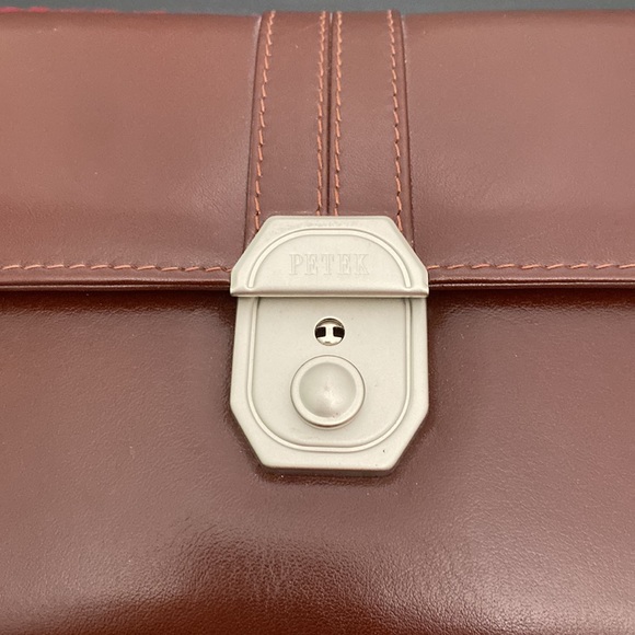 Petek 1855 Vintage Brown Leather Travel Organizer Bag - Picture 2 of 16